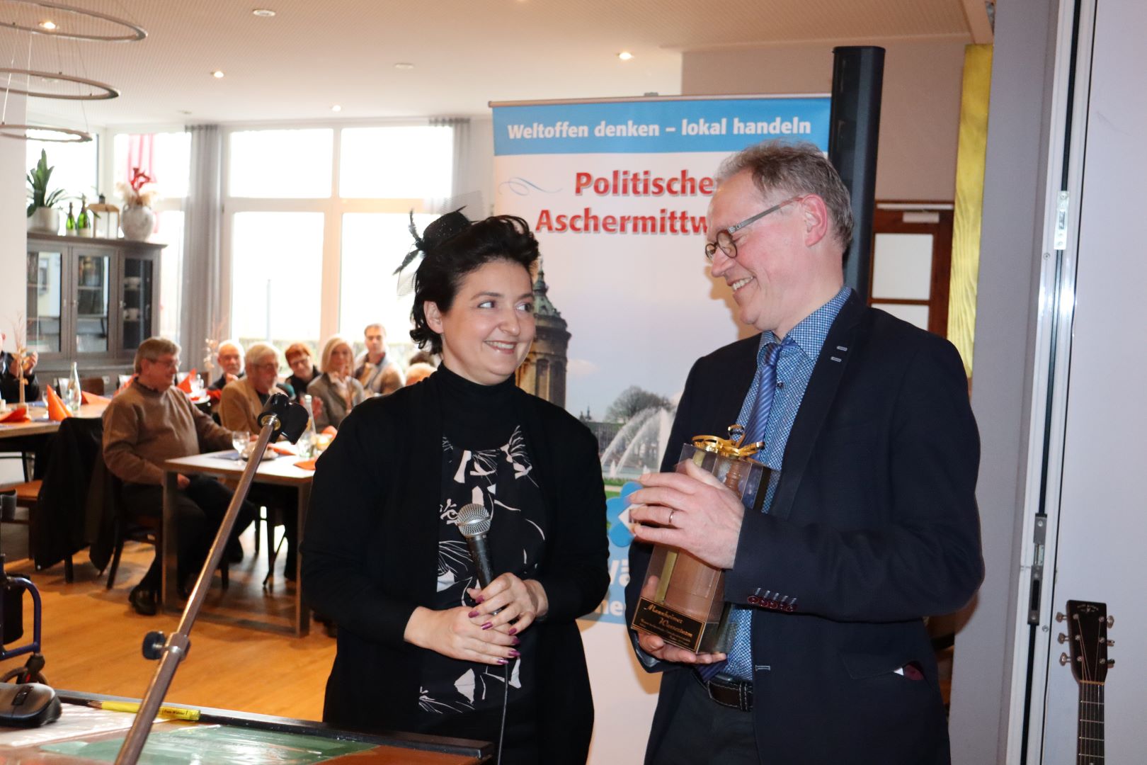 FW-ML-Vorsitzende Christiane Fuchs und Prof. Dr. Ulrich Nieß