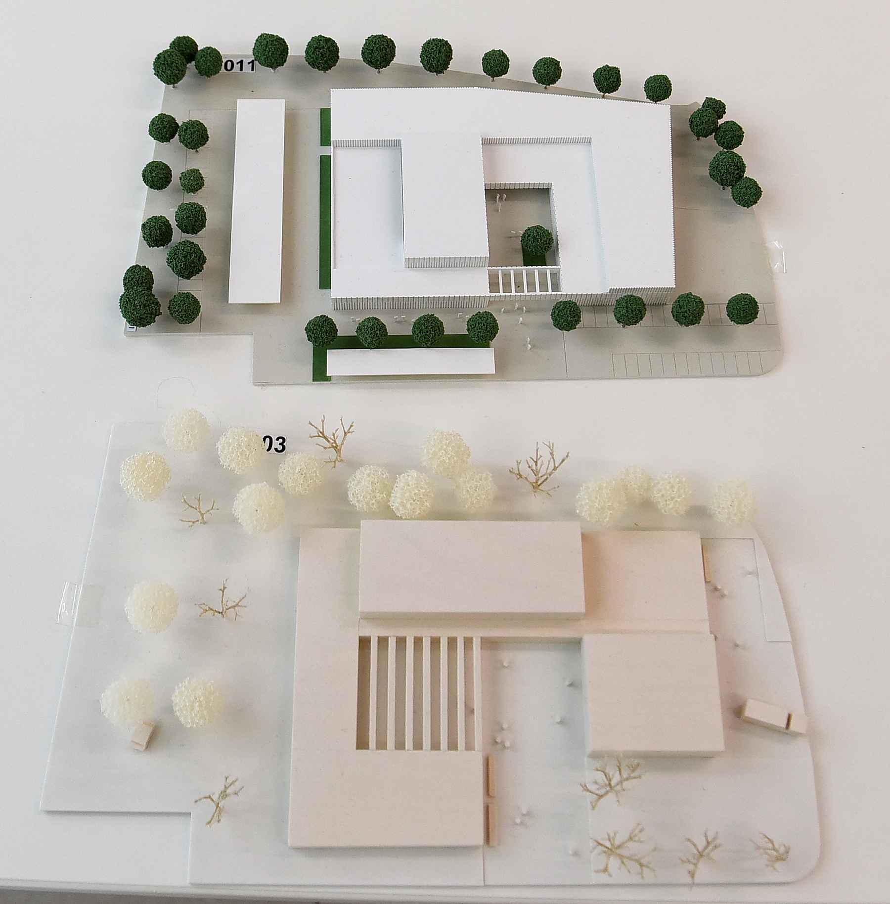 Modell einer Kulturhalle
