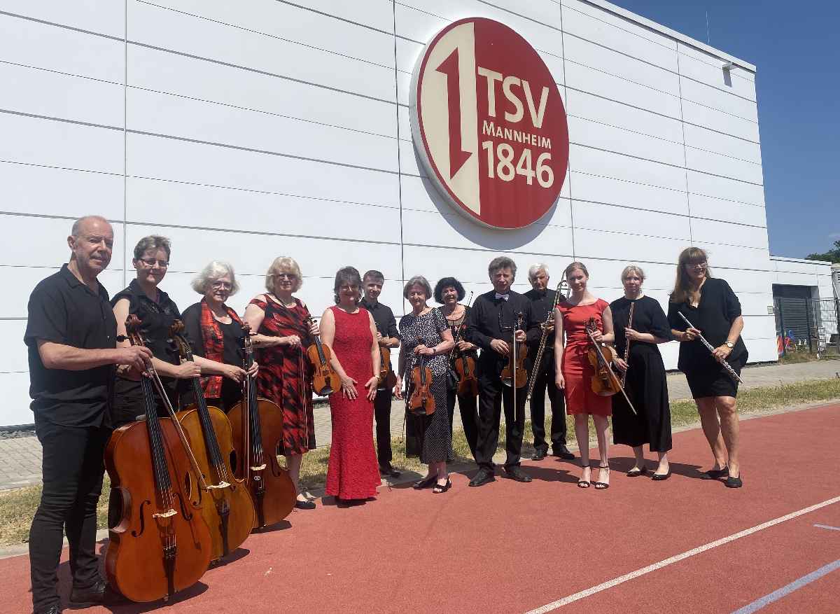 Das Ensemble des Orchesters vom TSV Mannheim von 1846